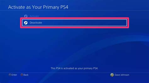 how to deactivate primary ps4 from website and the impact on gaming experience