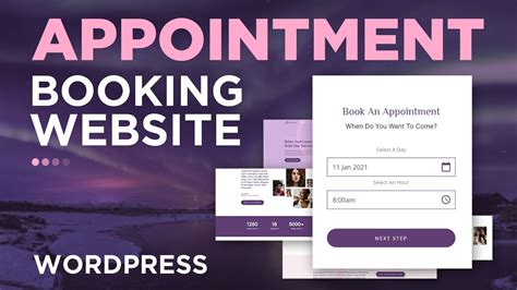 how to make a website for booking appointments and why is it important to have a personal brand online?